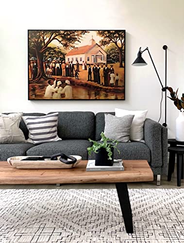 Positive Black Images Black Art Wall Decor- Old Fashioned Baptism thumb #3