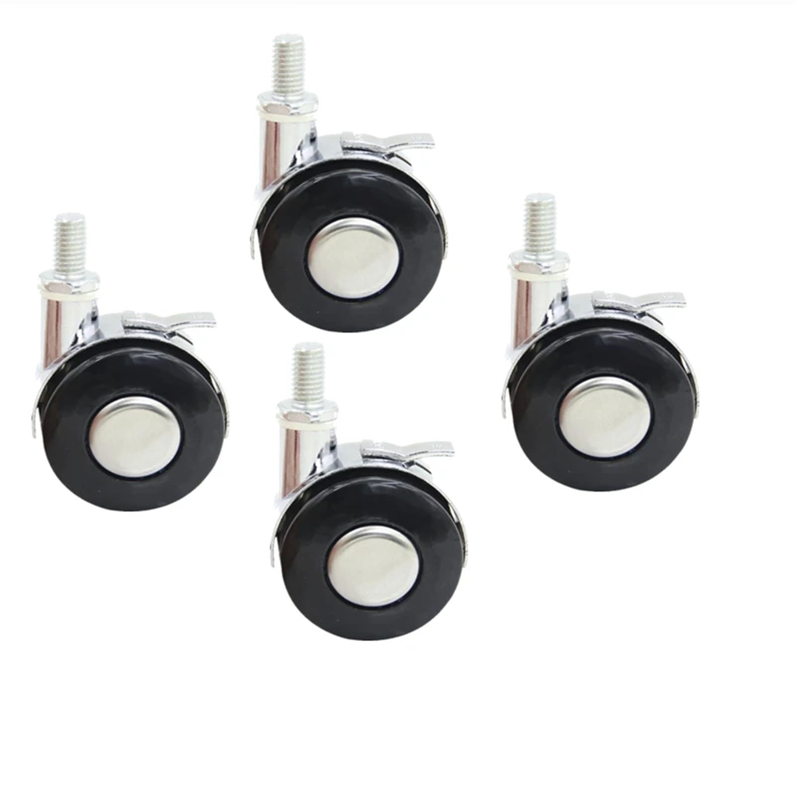 4 Pcs/Lot Wheel Caster Universal Mute Roller Alloy Tea Table Pulley M8