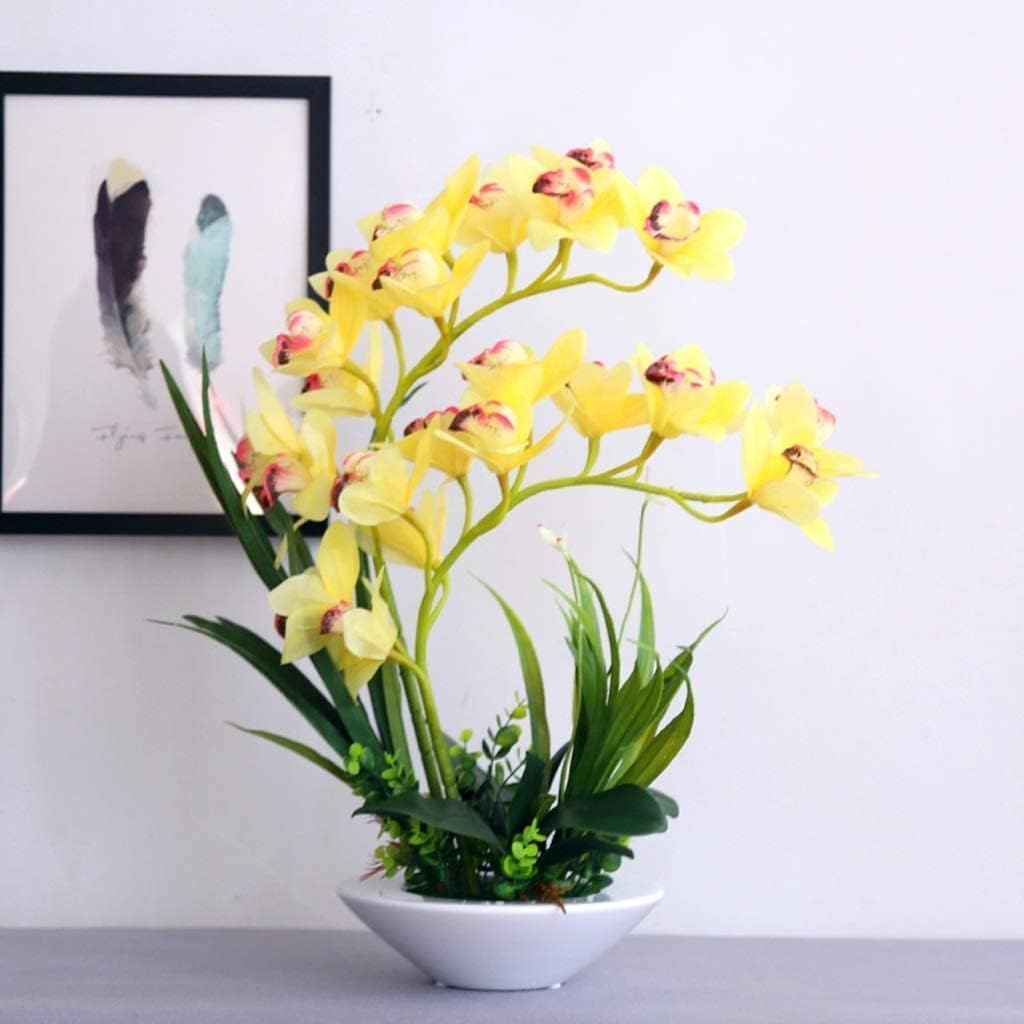 XDLEDMKIZ Vivid Fake Flowers Artificial Flowers Flower Decoration Home Centerpieces Flower Arrangement Dining Room Office Decoration