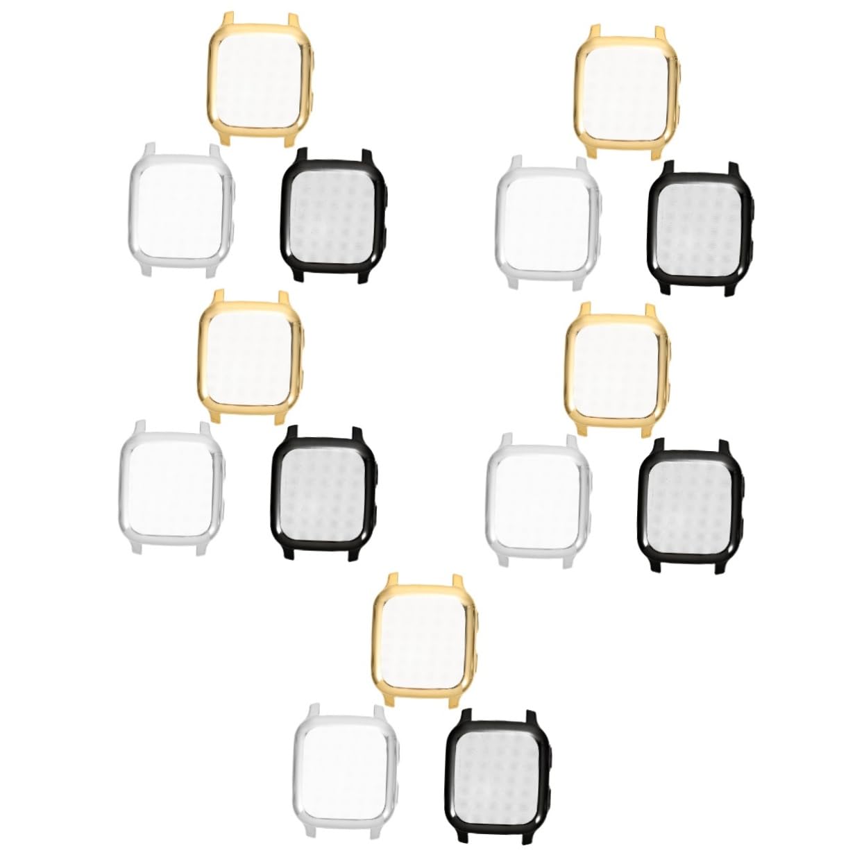 BESTonZON 15stücke Handgelenk-uhr Schutzgehäuse Mit Displayschutzfolie Für Venu Kratzfest Anti-kollisions Design Einfaches Ausziehen Vollschutz
