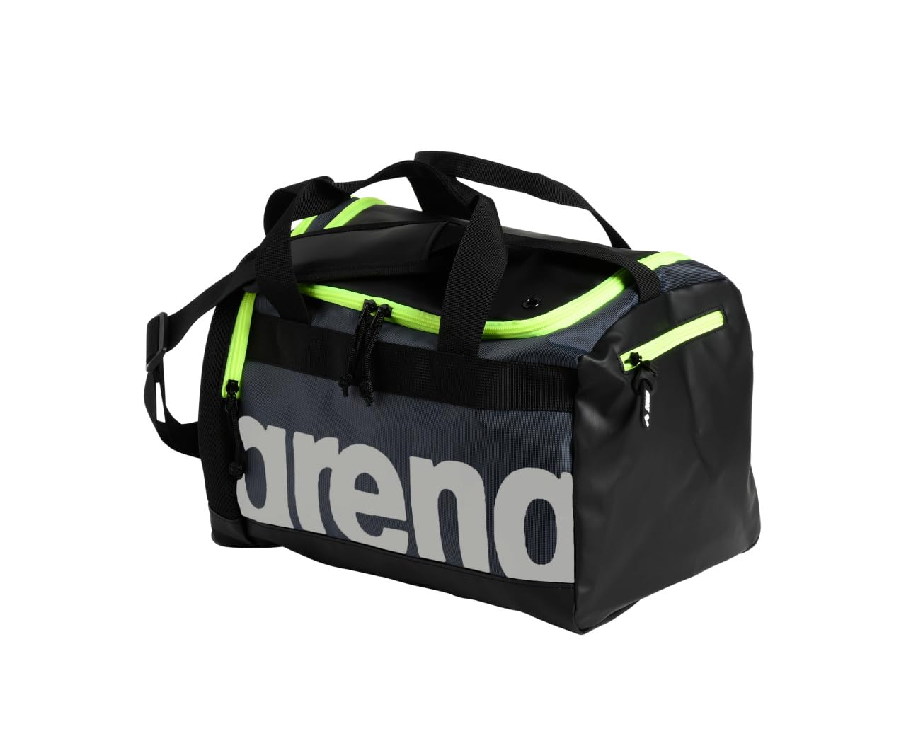 ARENA Spiky III Duffle 25 Bolsa para Piscina, Playa, Gimnasio y Deportes de Ocio, Bolsa de Viaje con Asas y Fondo Repelente al Agua, Acolchado y Correa Ajustable, 25 litros