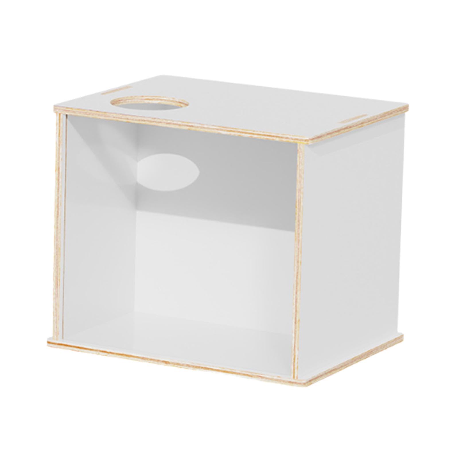 HGZLQKD Wooden Hamster Sand Bath Container, Hamster Digging Box Easy to Clean, Hamster Sand Bath Box for Mice Lemming Gerbils or Other Small Pets, Satisfy Natural Behaviors, S