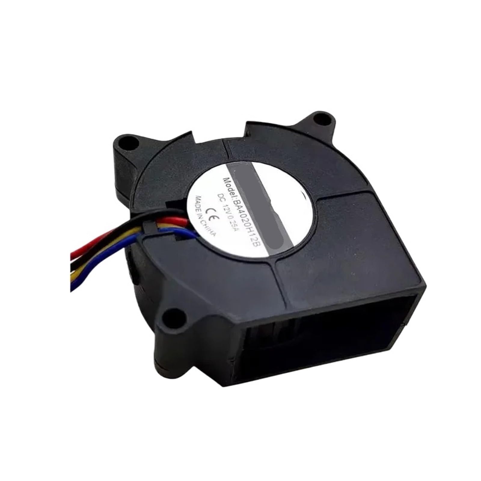 GJEXXPTST BA4020H12B 40x40x20mm DC 12V 0.25A Dual Ball Bearing Industrial Fan