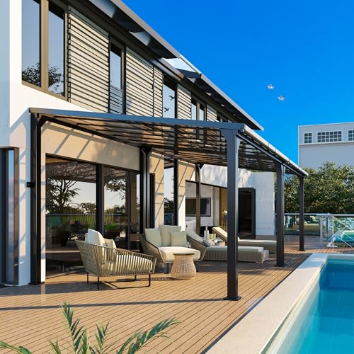 PATIOPIA 10×24 Wall-Mounted Lean-To