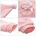 Miunana Baby Doll Clothes 14 to 16 Inch Doll Pink Jumpsuit Hooded Outfits with Cap Handmade Rompers Clothing Set