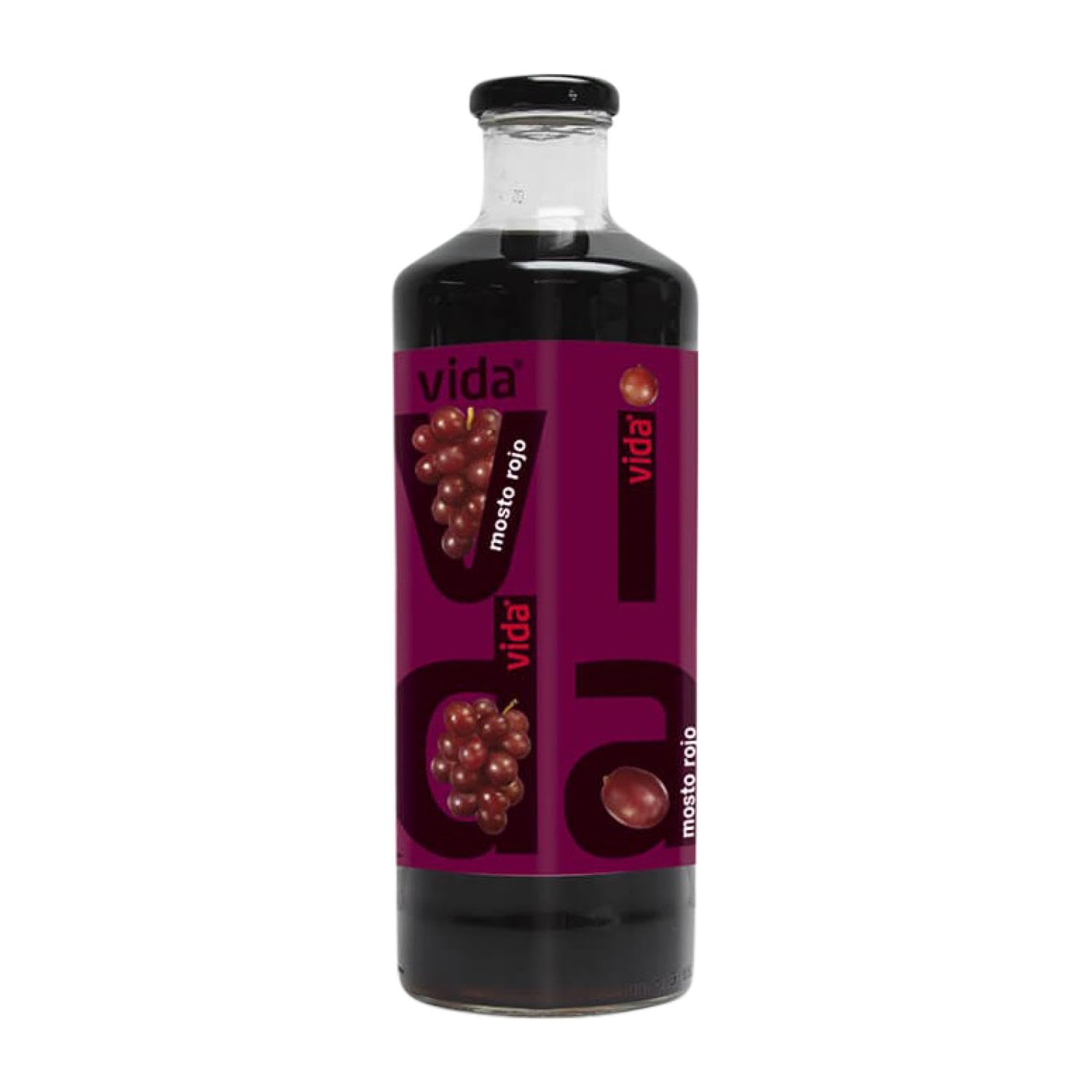 Refrescos y Mixers Caja de 12 unidades Vida Mosto Rojo 1 L
