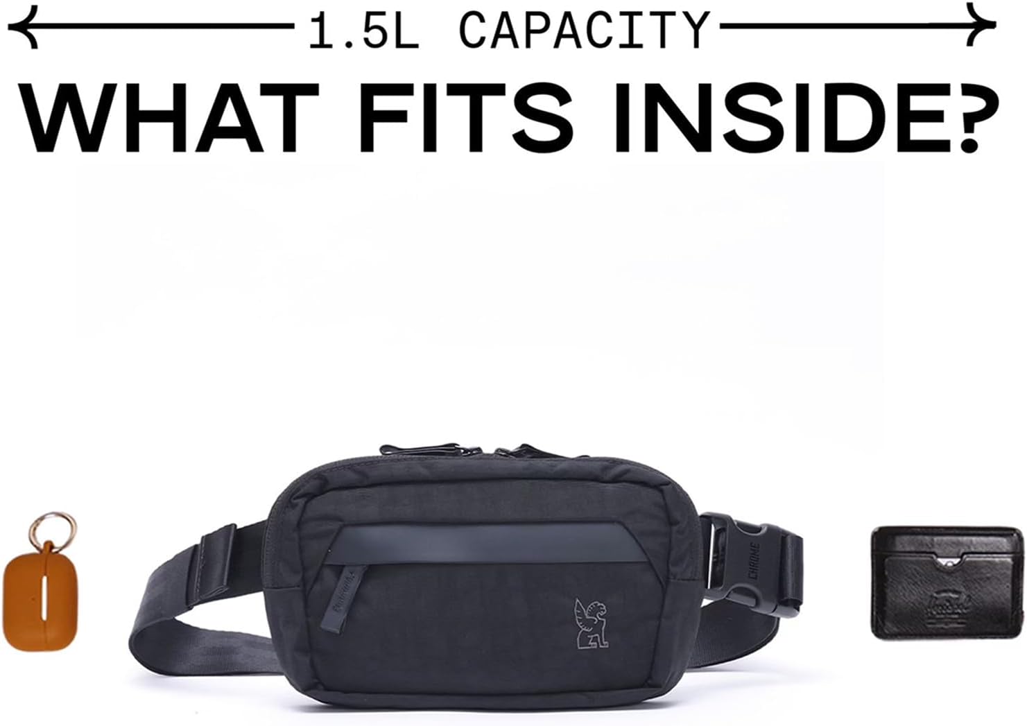 Chrome Industries Sabin 1.5L Sling Bag – Lightweight Crossbody w/Internal & External Pockets – Ideal for Travel, Daily Carry - Image 4