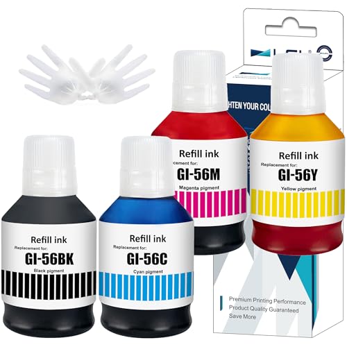 Recharge encre GI-56 pour imprimer vos dossiers à la maison sur MAXIFY GX3050