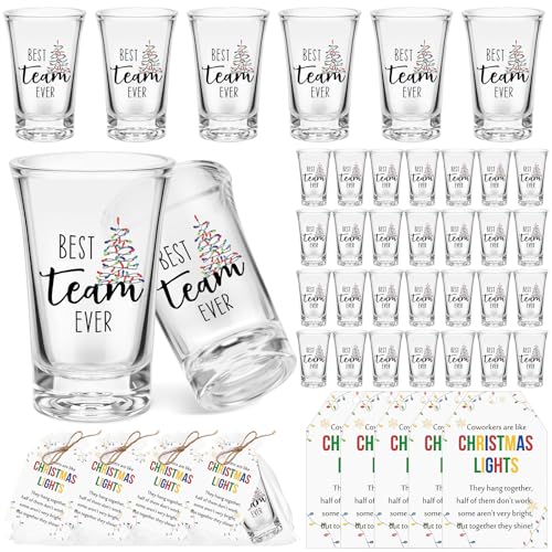 Vesici 40 Sets Coworker Christmas Bulk Gifts Best Team Ever
