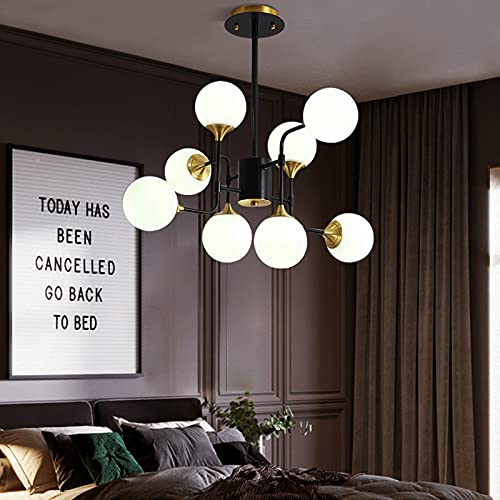 Lustre LED salon et chambre moderne minimaliste à 16 lampes lumière blanche - 4