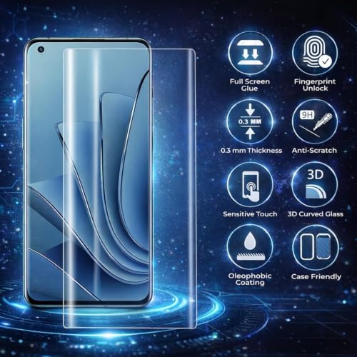 Image of Blackwik Premium Curved UV Tempered Glass For Infinix Note Edge (Transparent, Pack of 2) Advanced Border Less Full Screen Coverage UV Screen Protector Guard With Installation Kit