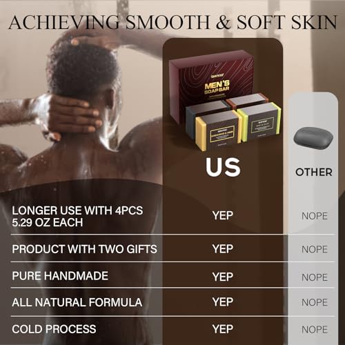 Shvyog CD2 -438 4 Pcs Mens Soap, Mens Bar Soap thumb #8