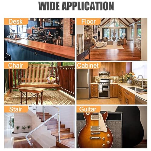 Solution étanche peignable onze teintes : kit de réparation pour meubles en bois - 4