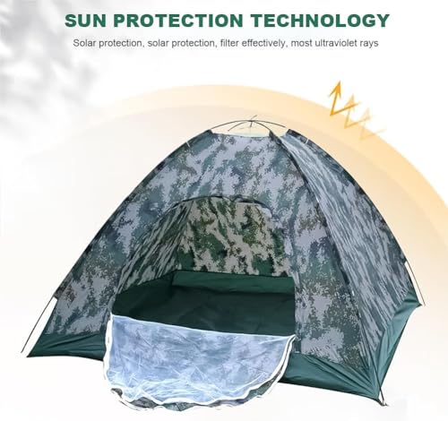 Carpa de campaña impermeable dome para 4 personas miniatura 4