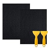 【Verpackung】 2 Leder Patch Selbstklebend, 1 Schaber und die Größe des Lederreparatur Patches beträgt 30 × 20 cm. Es ist sehr gut für große Risse geeignet und kann auch in die gewünschte Größe und Form geschnitten werden.