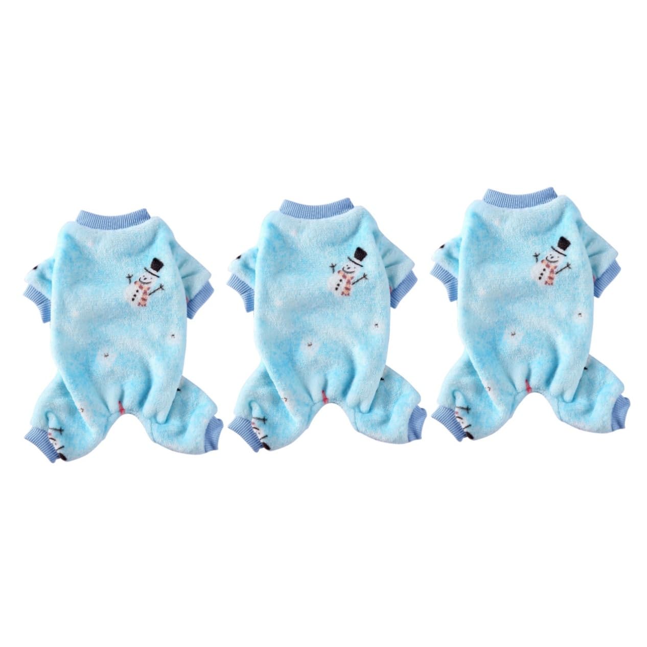Pull de Noël pour chiot et chien moyen Mipcase | Lot de 3 vêtements