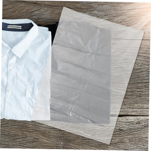 Zerodeko 10Pcs Transparent Plastic Clothing Storage Bags Clear Garment Bags for Sweaters and Closet Organization Zipper Design for Easy Access and Visibility4