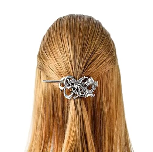 Vintage Viking Celtic Knotwork forcina per capelli...