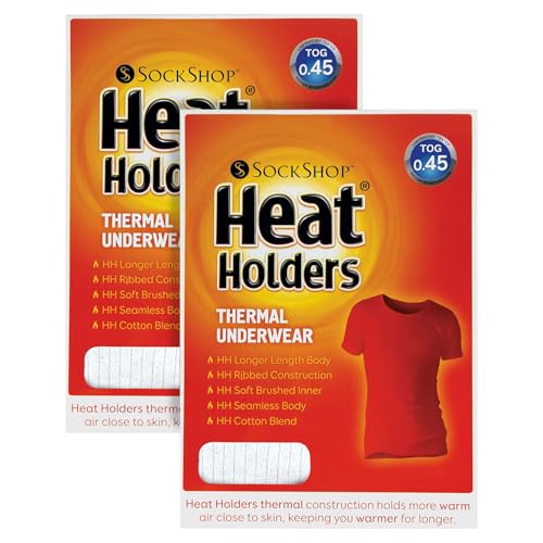 HEAT HOLDERS - 2 Pack Mens Winter Thermal Underwear Short Sleeve Top3