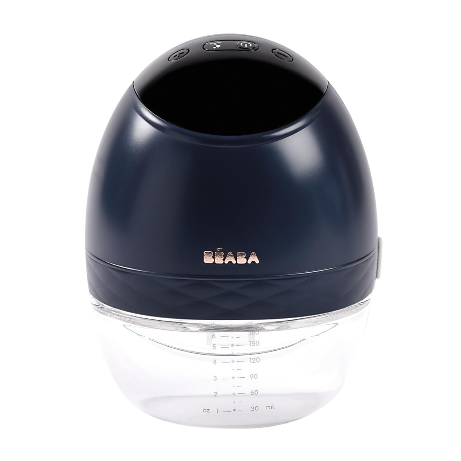 BÉABA, Lot 1 Tire lait electrique Mains libre et 50 Pochettes Conservation Lait Maternel, 3 Modes, 9 Niveaux, 0 Ondes, Silencieux, Minuterie, Fonction Mémoire, 6 séances, Charge USB C, Night blue