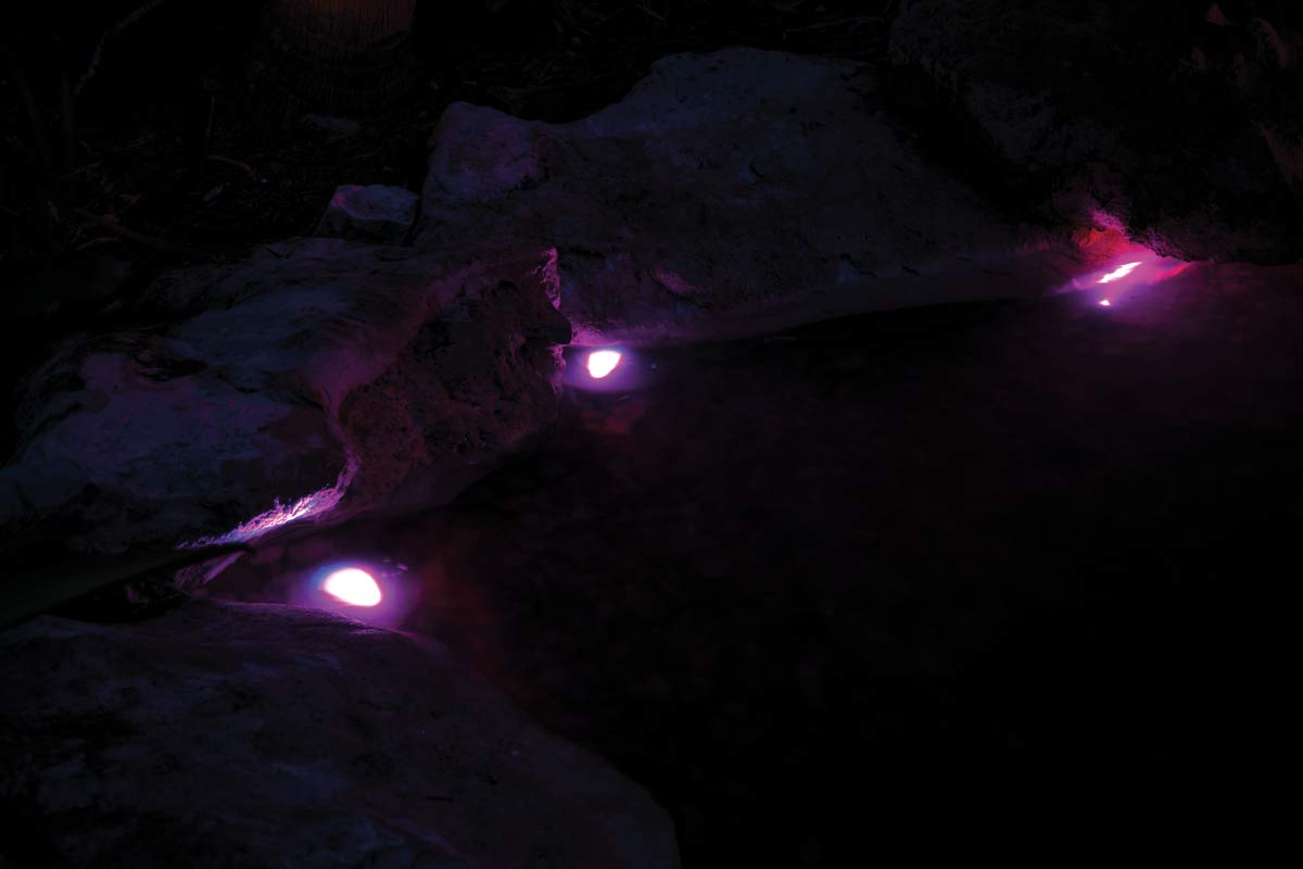 Pontec PondoStar LED RGBW Set 3 - Farbige und weiße LED-Beleuchtung für Teich und Garten, Unterwasserbeleuchtung (IP68)