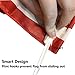 Julysgift Pack of 2 US American Car Flag with Window Clip 17