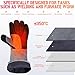 VALICLUD Extended Cowhide Welding Gloves Heat Protection Hand Protectors for Welders and Outdoor Work – Sturdy Welder Tool Gloves for High-Temperature Safety and Grill Use, 1 Pair