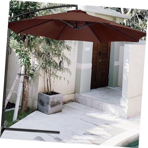 Toile de parasol de remplacement auvent extérieur imperméable patio protection - 4