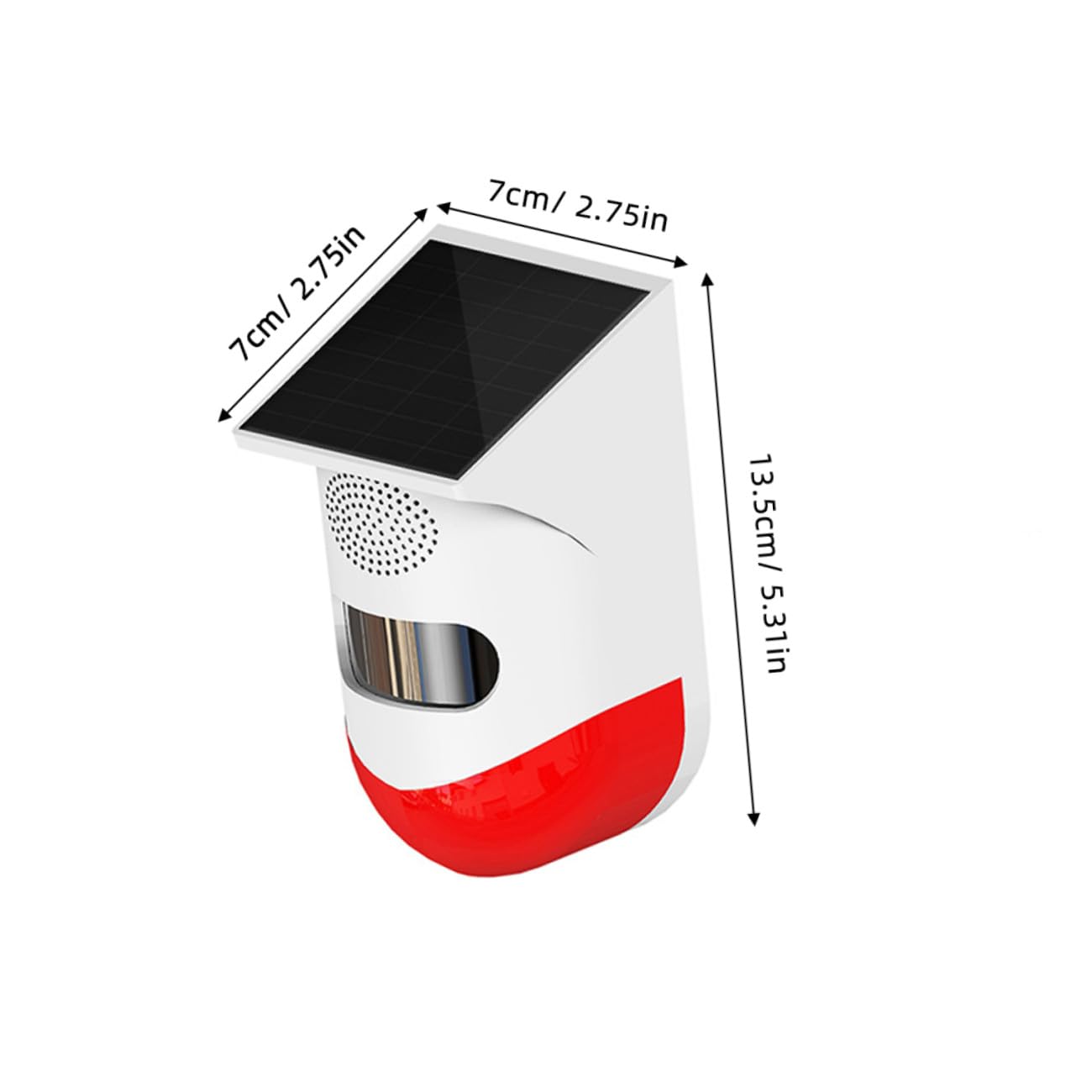 Lurrose Alarma Infrarroja Exterior Detector Infrarrojo para Seguridad Hogar Puerta Ventana Sensor Infrarrojo para Exteriores Dispositivo De Seguridad