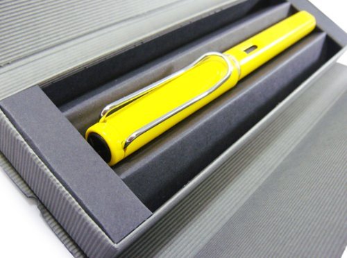 Amazon | LAMY ラミー 万年筆 サファリ イエロー ペン先サイズ：F(細字