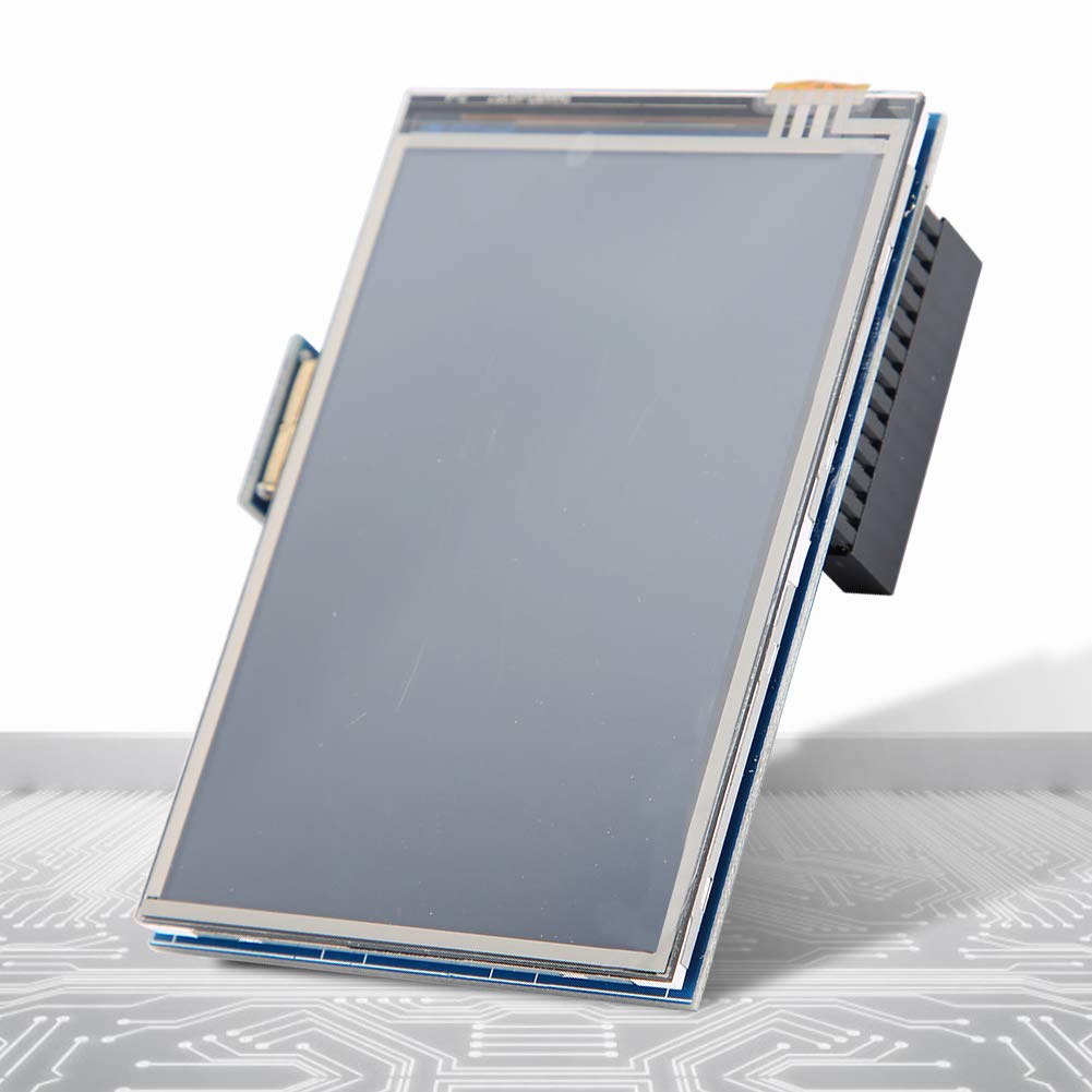 3.5 inch 1080P LCD Touch Screen Display ， IPS Wide Viewing Angle Display ， Black Acrylic Case Touch Screen, for 4B