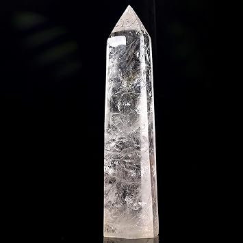 Natural Clear Quartz Rock Crystal Obelisk Healing Points for Home Decor Ornament Gifts 900-1000g