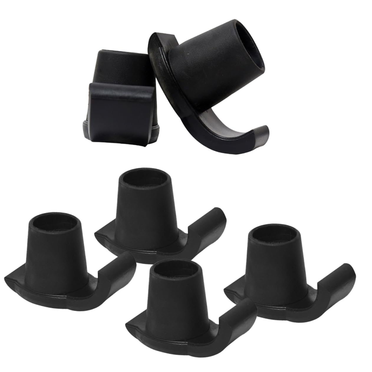 Esquís Antideslizantes Para Andadores Deslizadores Puntas Para Andadores Almohadillas Para Deslizadores Tapas Para Patas De Andadores Deslizadores Para 6 piezas x 4