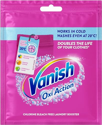 Vanish Gold Oxi Action Laundry Booster & Stain Remover Powder for Colours, Removes Tough Stains In A 30 Minute Wash, Keeps Colours Vibrant,Add a Scoop in Every Wash for Best Results, 270g - Image 2