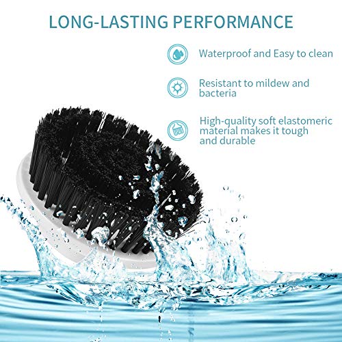 Szfixez 3Pcs Electric Spin Scrubber Replacement Brush Heads Kit Power Scrubber Brush For Floor, Tub And Tile, Bathroom, Shower, Kitchen #TOP1