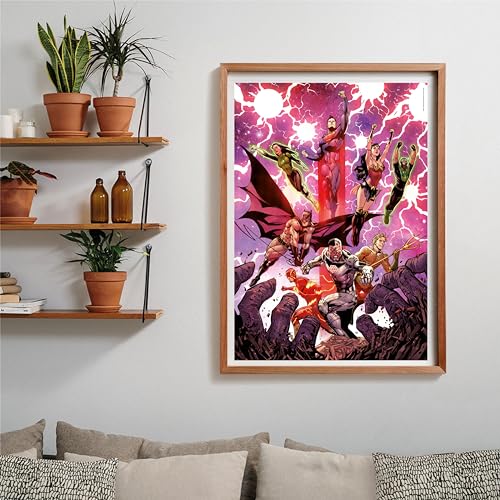 Puzzle 1000 pièces : DC Comics Justice League Clementoni Puzzles - vue 7