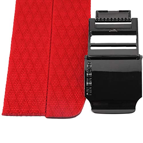 squaregarden Tactical Duty Belts for Men, 1.5 Inch Wide Military Style Nylon Web Belt with Metal Buckle3