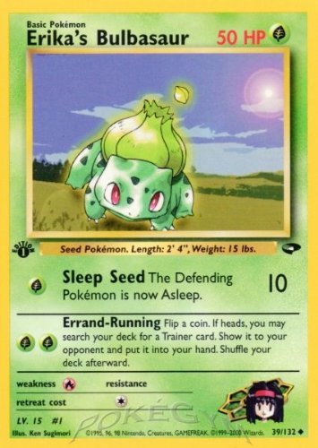 Erika's Bulbasaur - Gym Challenge - 39 [Toy]