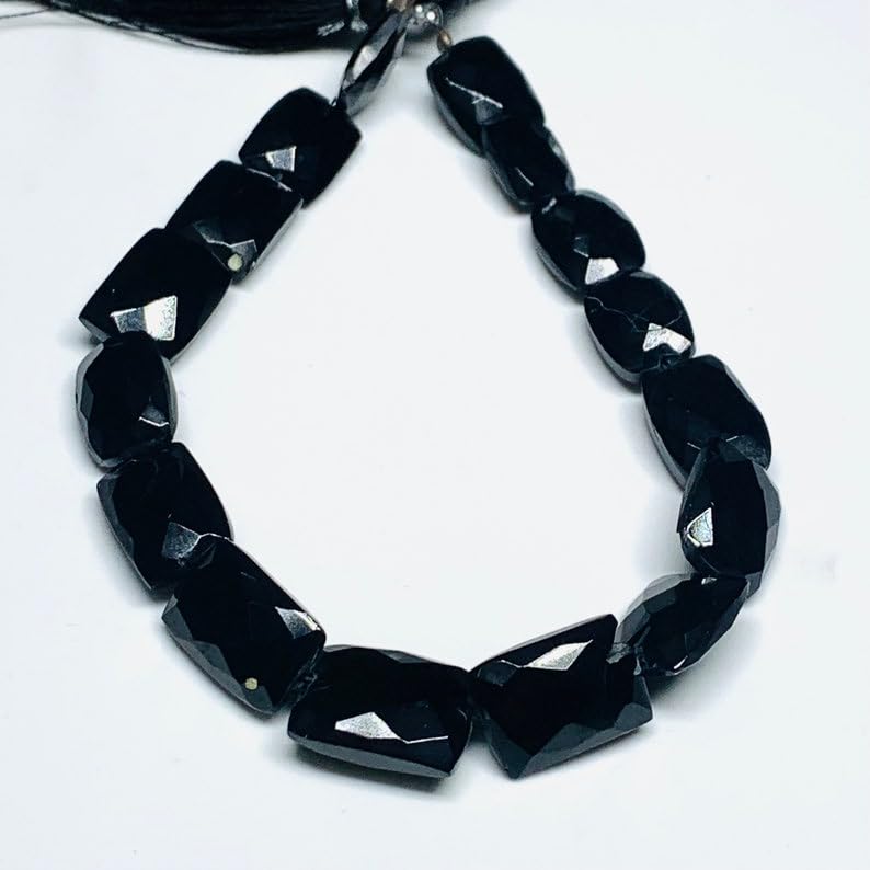 Perles en onyx noir naturel pour créer vos propres colliers et bracelets bohèmes