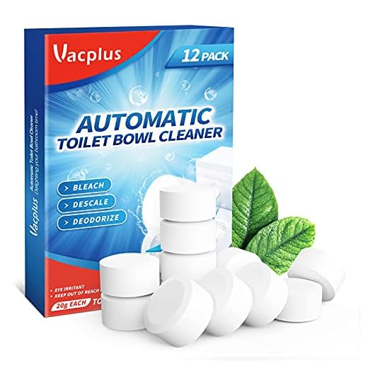 ✅ Toilet Bowl Cleaner Tablets 12 PACK, Automatic Toilet Bowl Cleaners with Bleach, Durable Toilet Tank Cleaners with Sustained-Release Technology, Household Toilet Cleaners with Easy Operation