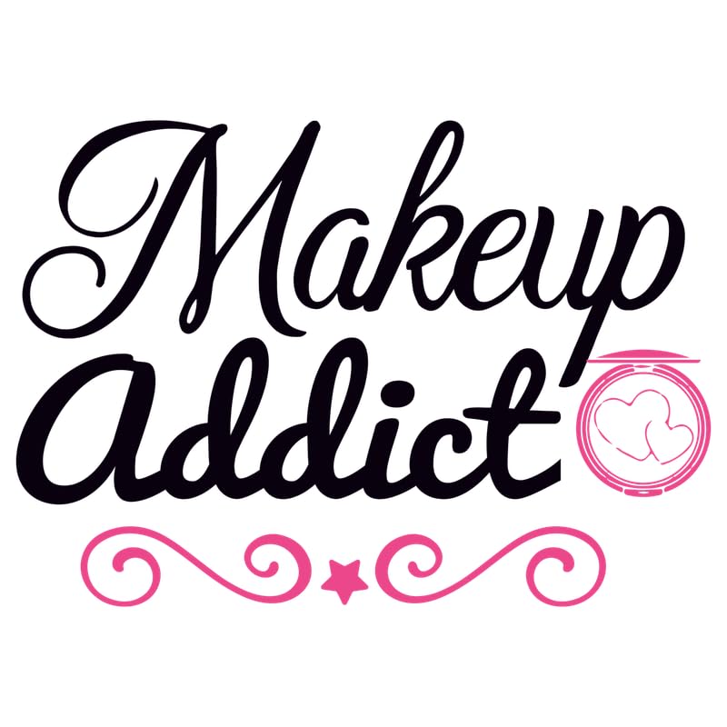 Poster A2 Makeup Addict 01 sur toile : décoration murale avec citation motivante