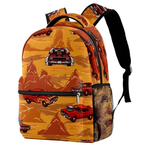 Sac de voyage décontracté à bretelles rembourrées avec motif désert coloré