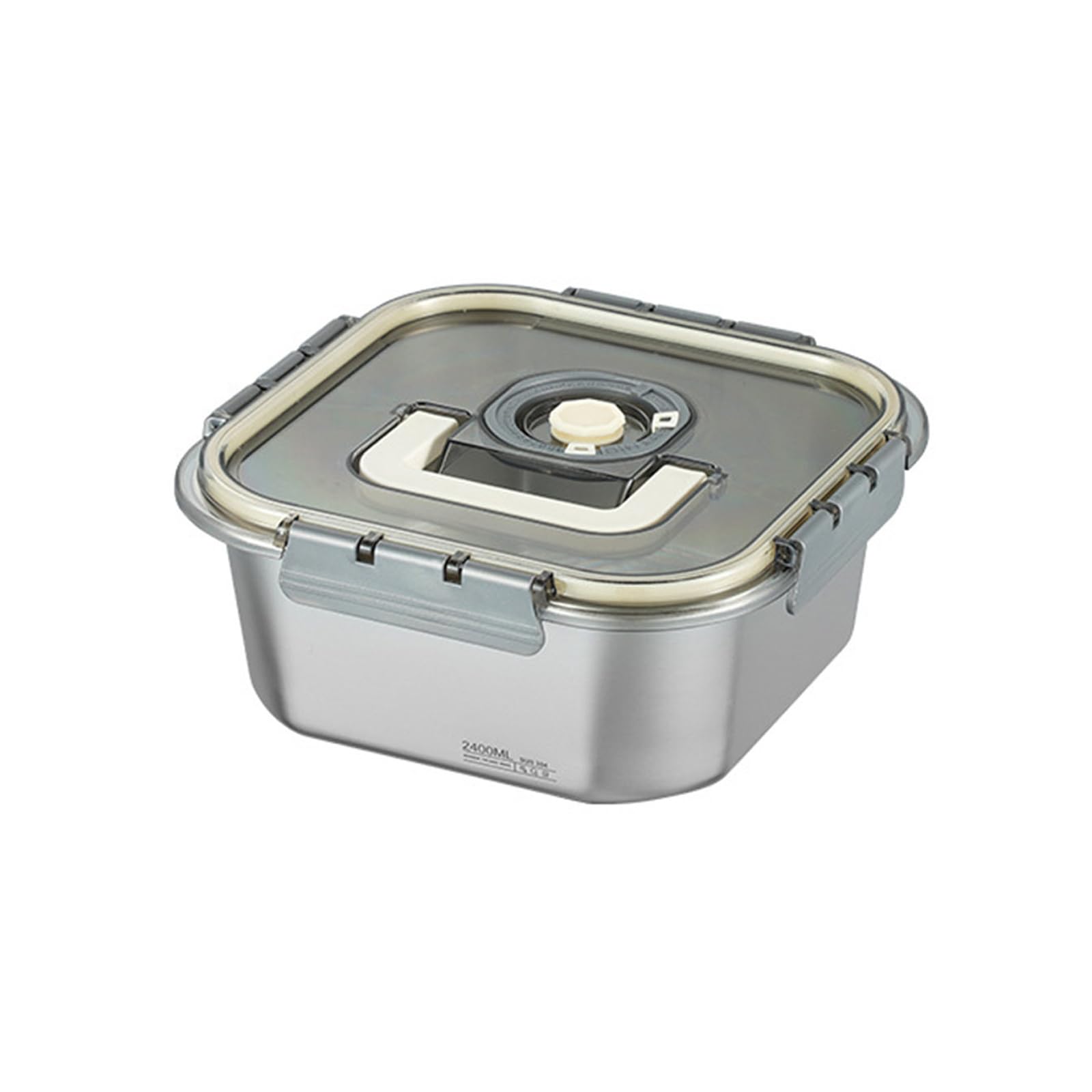 MALSSE Lunch or Snacks Food Container Stainless Steel Meal Preparation Container with Large Capacity for Outdoors Large Capacity Food