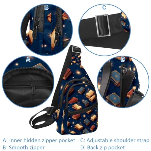 Sac à dos à bandoulière avec sangle réglable taille unique - 2