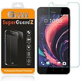 [2-Pack] for HTC 10 Lifestyle - SuperGuardZ Tempered Glass Screen Protector [Lifetime Replacement], 9H, 0.3mm, 2.5D Round Edge, Anti-Scratch, Anti-Bubble