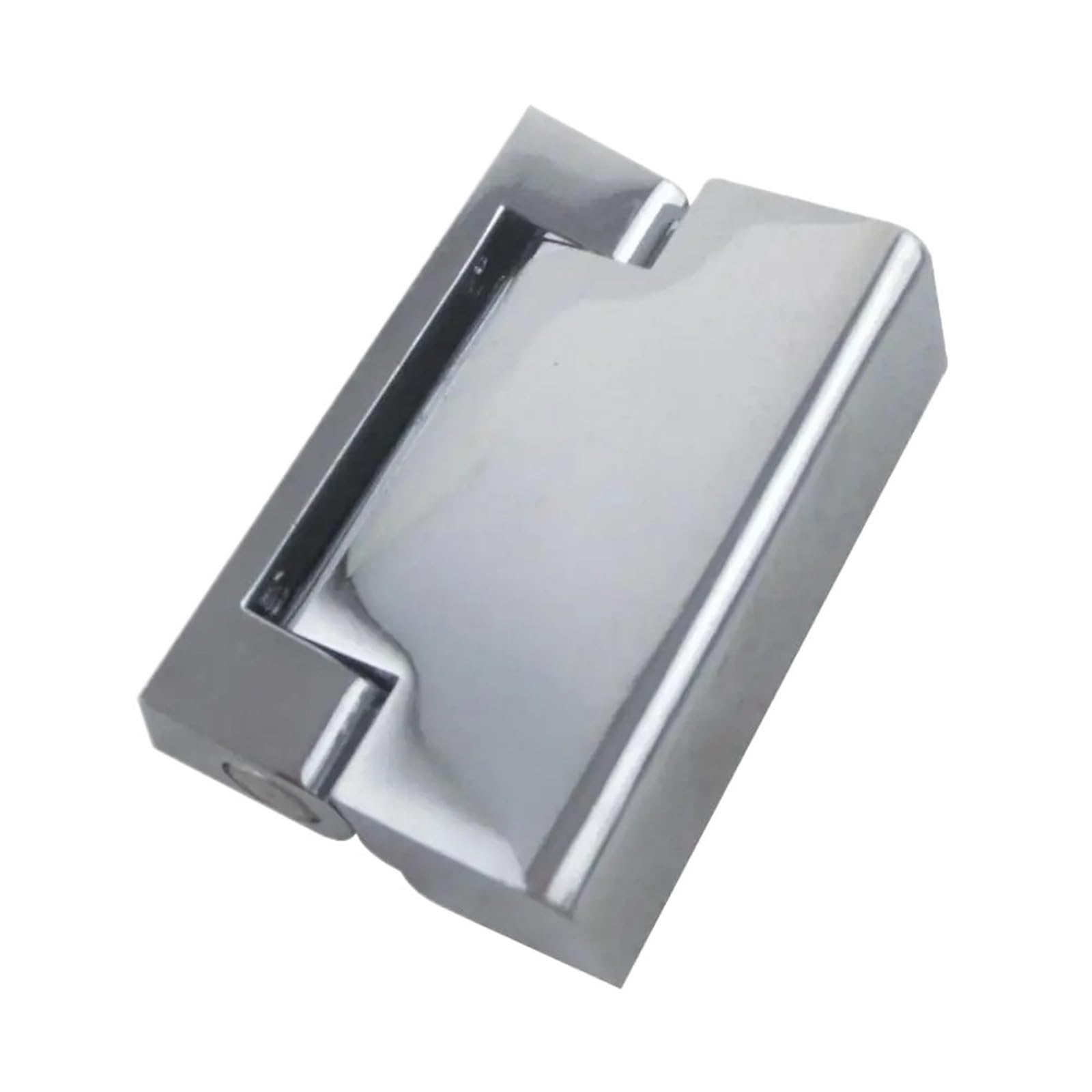 Charnières d'angle de porte robustes 60x35mm anti-affaissement en zinc argenté