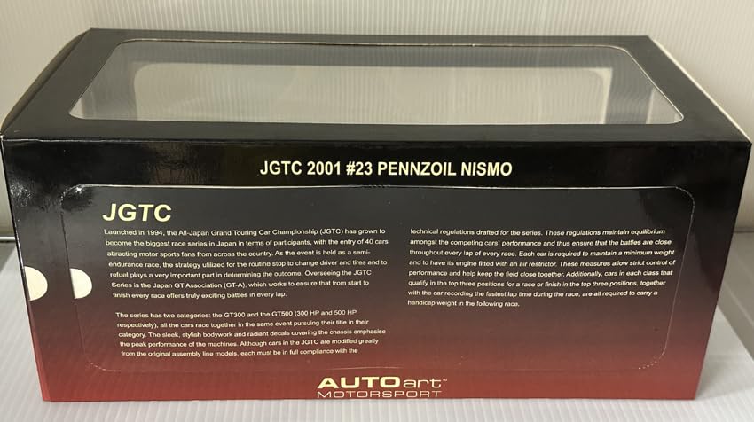 オートアート PENNZOIL NISMO R34 GT-R JGTC 2001 AUTOart 1/18 Nissan Skyline GT-R R34 JGTC 2001 #23 Pennzoil
