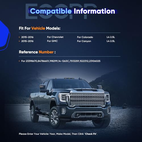 Image of ECCPP A /C Compressor with Clutch for GMC Canyon 2.5L 2015-2016 for Chevrolet Colorado 2.5L 2015-2016 AC Compressor