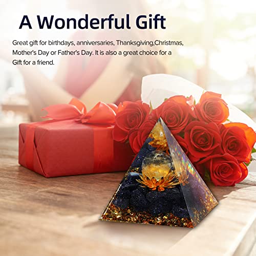 Pyramide orgonite cristal de guérison pour séance de méditation - 7