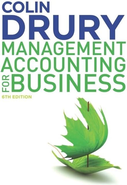 Management Accounting for Business Paperback – 4 Jan. 2016